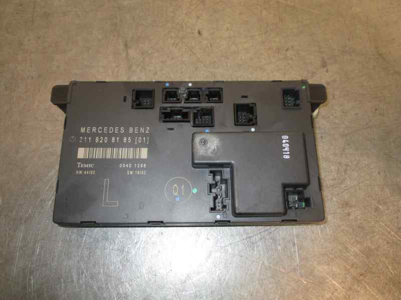 211870208504 COMFORT CONTROL MODULU MERCEDES-BENZ E-CLASS W211 E 280 CDI